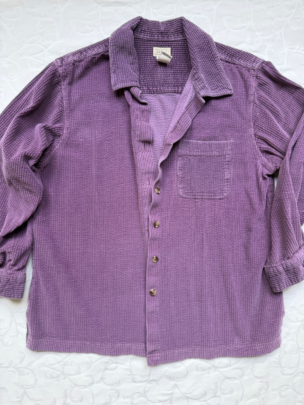 Women’s Shirts Sz L Woolrich, L.L. Bean Pink, Chambray, Purple, Red Bundle - Picture 2 of 15